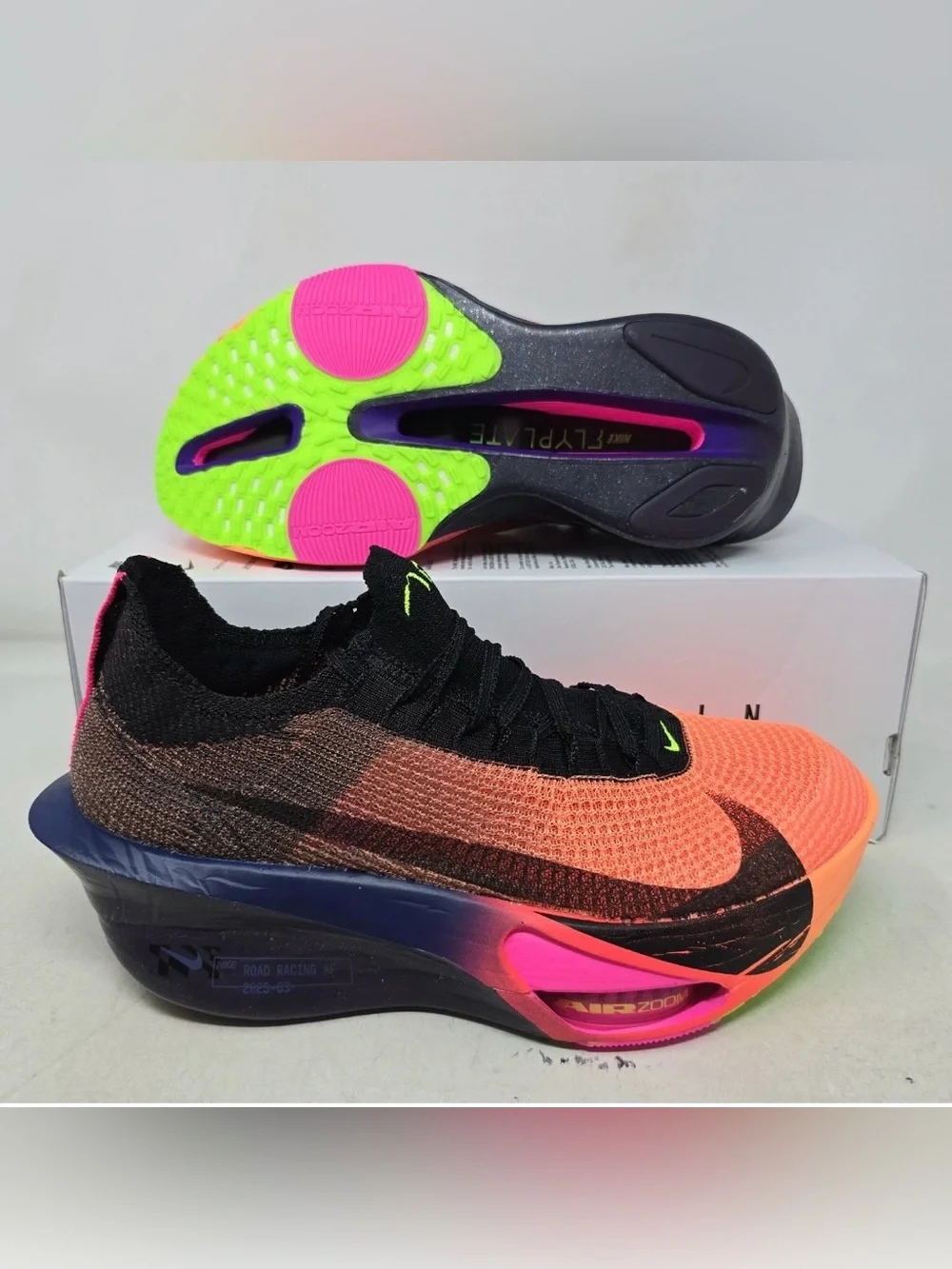 Nike Alphafly Next% 3 Orange Pulse Running Shoes IO9559-800 Wmns 7 8 10.5